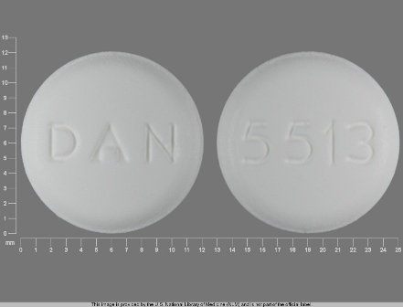 DAN 5513: (0591-5513) Carisoprodol 350 mg Oral Tablet by Watson Laboratories, Inc.