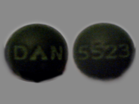 DAN 5523: (0591-5523) Hydroxyzine Hydrochloride 25 mg (Hydroxyzine Pamoate 42.6 mg) Oral Tablet by Redpharm Drug Inc.