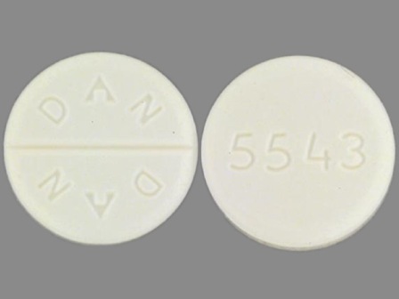 DAN DAN 5543: (0591-5543) Allopurinol 100 mg Oral Tablet by Rebel Distributors Corp.