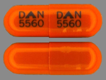 DAN 5560: (0591-5560) Disopyramide 100 mg (As Disopyramide Phosphate) Oral Capsule by Watson Laboratories, Inc.