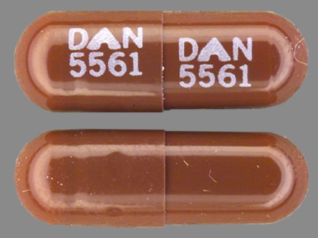 DAN 5561: (0591-5561) Disopyramide Phosphate 150 mg Oral Capsule by Gsms, Incorporated
