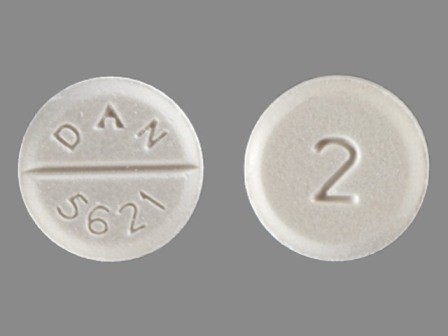 DAN 5621 2: (0591-5621) Diazepam 2 mg Oral Tablet by H.j. Harkins Company, Inc.