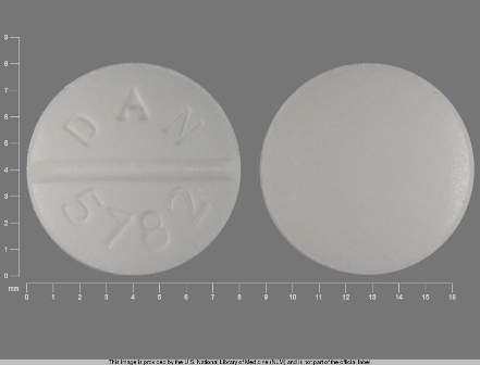 DAN 5782: Atenolol 50 mg / Chlorthalidone 25 mg Oral Tablet