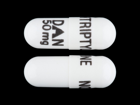 NORTRIPTYLINE DAN 50 mg: (0591-5788) Nortriptyline (As Nortriptyline Hydrochloride) 50 mg Oral Capsule by Lake Erie Medical & Surgical Supply Dba Quality Care Products LLC