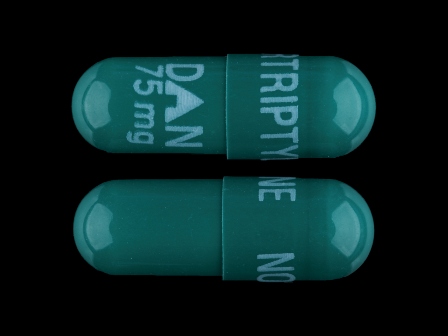 NORTRIPTYLINE DAN 75 mg: (0591-5789) Nortriptyline (As Nortriptyline Hydrochloride) 75 mg Oral Capsule by Rebel Distributors Corp