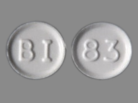 BI 83: (0597-0183) Mirapex 0.125 mg Oral Tablet by Boehringer Ingelheim Pharmaceuticals, Inc.