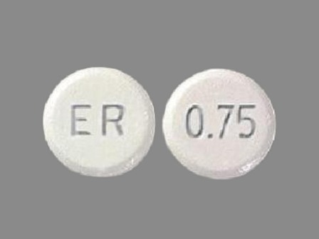 ER 0 75: (0597-0285) 24 Hr Mirapex 0.75 mg Extended Release Tablet by Boehringer Ingelheim Pharmaceuticals, Inc.