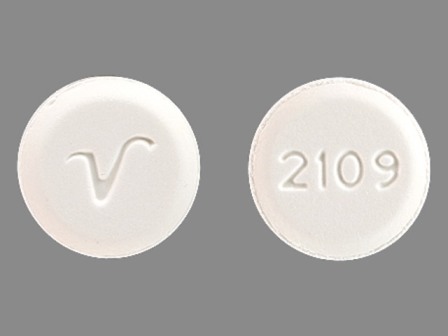 2109 V: (0603-2109) Amlodipine Besylate 5 mg Oral Tablet by Remedyrepack Inc.