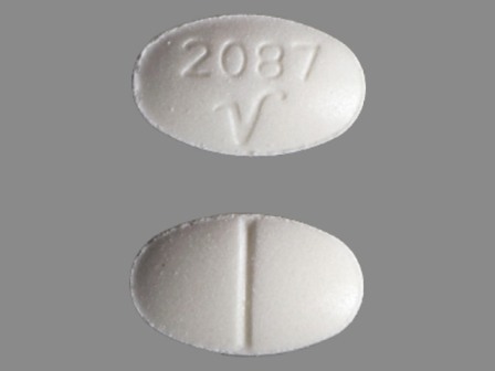 2087 V: Alprazolam 0.25 mg Oral Tablet