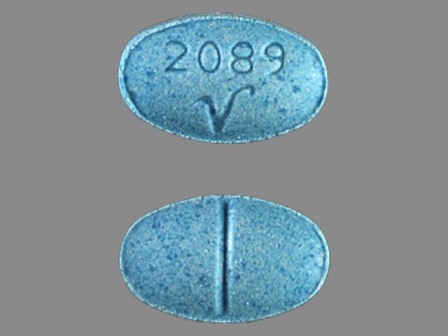 2089 V: (0603-2129) Alprazolam 1 mg Oral Tablet by Dispensing Solutions, Inc.