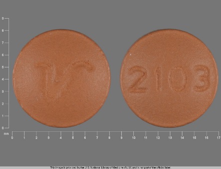 2103 V: (0603-2214) Amitriptyline Hydrochloride 50 mg Oral Tablet by Qualitest Pharmaceuticals