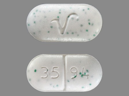 3594 V: Apap 500 mg / Hydrocodone Bitartrate 7.5 mg Oral Tablet