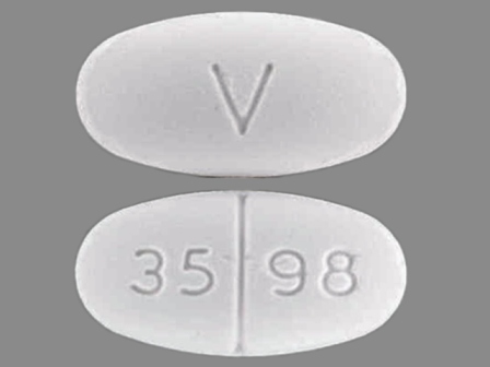 3598 V: Apap 660 mg / Hydrocodone Bitartrate 10 mg Oral Tablet