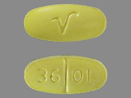 3601 V: Apap 325 mg / Hydrocodone Bitartrate 10 mg Oral Tablet