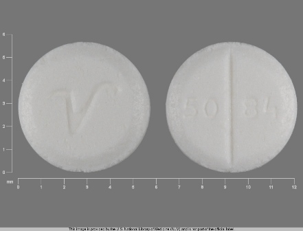 5084 V: (0603-5335) Prednisone 1 mg Oral Tablet by Bryant Ranch Prepack