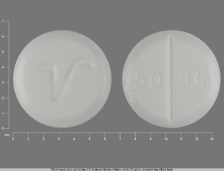 5094 V: (0603-5337) Prednisone 5 mg Oral Tablet by Medvantx, Inc.