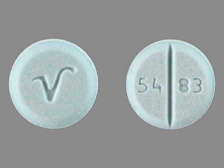 54 83 V: (0603-5483) Propranolol Hydrochloride 20 mg Oral Tablet by Redpharm Drug, Inc.