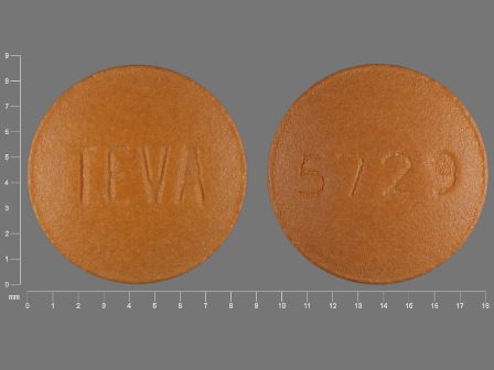 TEVA 5729: (0615-8301) Famotidine 40 mg Oral Tablet, Film Coated by Ncs Healthcare of Ky, Inc Dba Vangard Labs