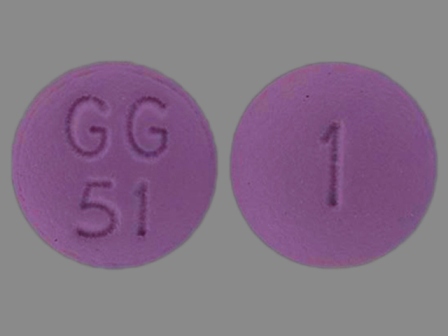 GG51 1: (0781-1030) Trifluoperazine 1 mg Oral Tablet by Sandoz Inc