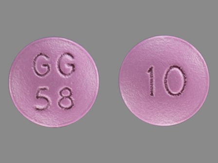 GG58 10: (0781-1036) Trifluoperazine Hydrochloride 10 mg Oral Tablet, Film Coated by Upsher-smith Laboratories, Inc.