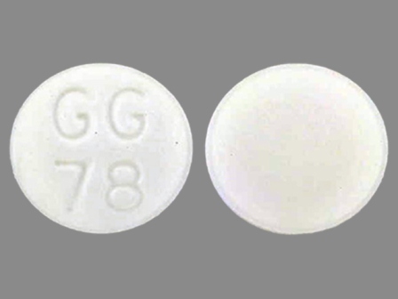 GG78: (0781-1072) Methazolamide 25 mg Oral Tablet by Sandoz Inc