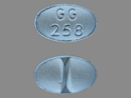 GG258: (0781-1079) Alprazolam 1 mg Oral Tablet by Medsource Pharmaceuticals