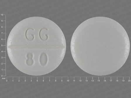 GG80: (0781-1446) Furosemide 80 mg Oral Tablet by Major Pharmaceuticals