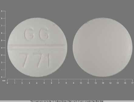 GG771: (0781-1452) Glipizide 5 mg Oral Tablet by Redpharm Drug, Inc.