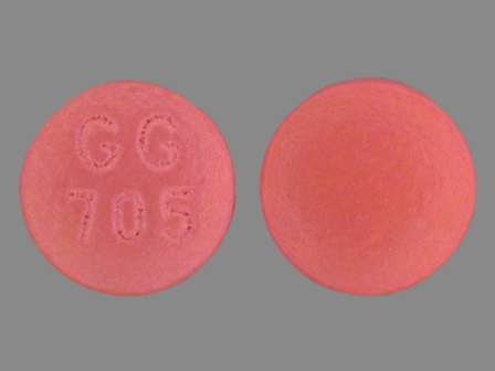 GG 705 Pink Round Tablet