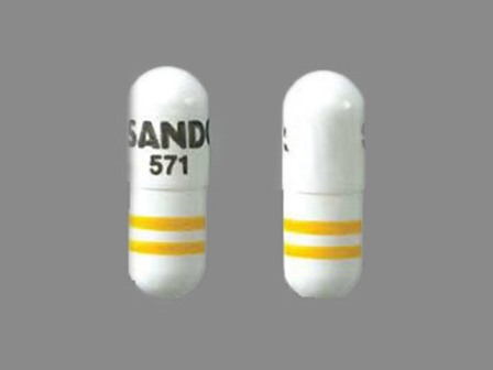 S SANDOZ 571: (0781-2271) Amlodipine (As Amlodipine Besylate) 2.5 mg / Benazepril Hydrochloride 10 mg Oral Capsule by Sandoz Inc