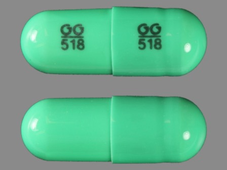 GG 518: (0781-2350) Indomethacin 50 mg Oral Capsule by Sandoz Inc