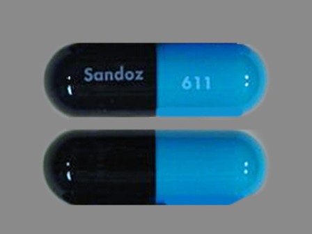 Sandoz611: (0781-2938) Cefadroxil 500 mg Oral Capsule by Sandoz Inc