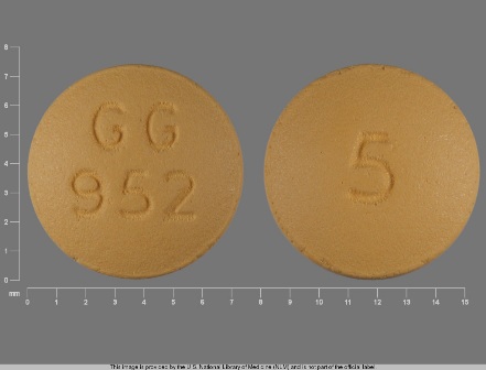 GG952 5: (0781-5020) Prochlorperazine 5 mg (As Prochlorperazine Maleate 8.1 mg) Oral Tablet by Sandoz Inc
