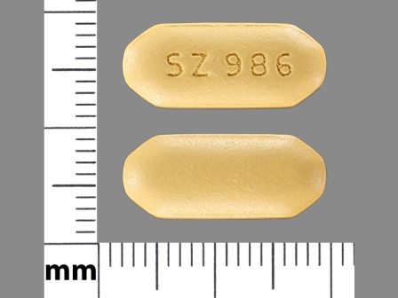 SZ 986: (0781-5791) Levofloxacin 500 mg Oral Tablet, Film Coated by Proficient Rx