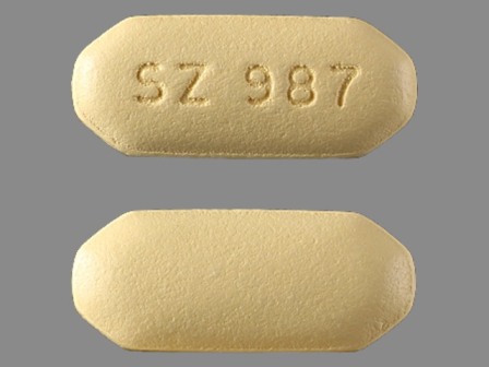 SZ 987: (0781-5792) Levofloxacin 750 mg Oral Tablet, Film Coated by Lake Erie Medical Dba Quality Care Products LLC