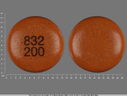 832 200: Chlorpromazine Hydrochloride 200 mg Oral Tablet