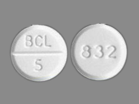 BCL 5 832: (0832-0510) Bethanechol Chloride 5 mg Oral Tablet by Avera Mckennan Hospital