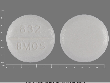 832 BM05: (0832-1080) Benztropine Mesylate 500 Mcg Oral Tablet by Ncs Healthcare of Ky, Inc Dba Vangard Labs