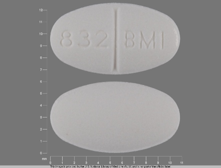 832 BM1: Benztropine Mesylate 1 mg Oral Tablet