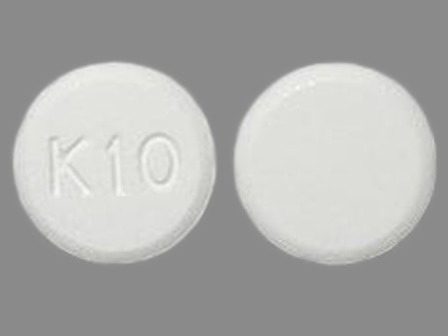K10: Hydroxyzine Hydrochloride 10 mg Oral Tablet