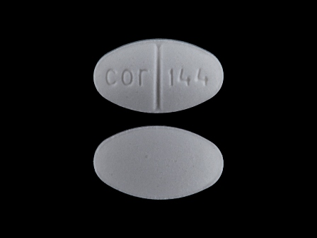 cor 144: (0904-1056) Benztropine Mesylate 1 mg Oral Tablet by Cardinal Health