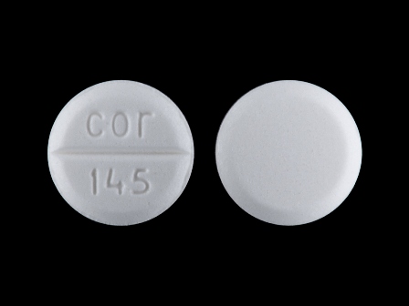 cor 145: (0904-1057) Benztropine Mesylate 2 mg Oral Tablet by Corepharma LLC.