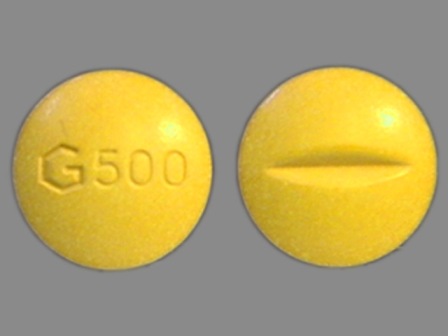 G500: (0904-1152) Sulfasalazine 500 mg Oral Tablet by Remedyrepack Inc.