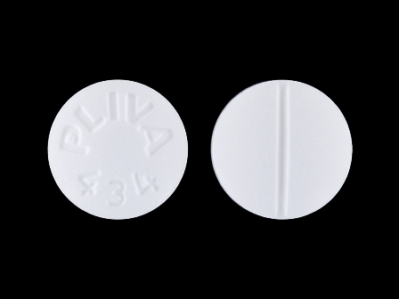 PLIVA 434: (0904-3991) Trazodone Hydrochloride 100 mg Oral Tablet by A-s Medication Solutions