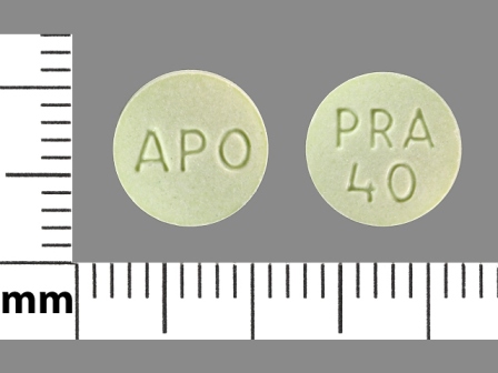 APO PRA 40: (0904-5893) Pravastatin Sodium 40 mg Oral Tablet by Direct Rx