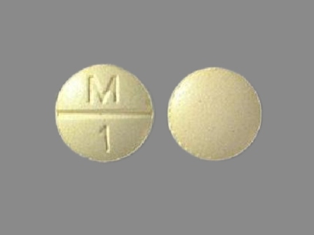M 1: (0904-6012) Methotrexate 2.5 mg (As Methotrexate Sodium) Oral Tablet by Major Pharmaceuticals