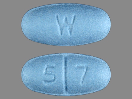 W 57: Sertraline (As Sertraline Hydrochloride) 50 mg Oral Tablet