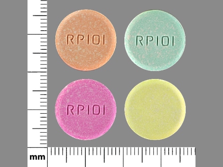 RP101: Major Regular Strength 500 mg Oral Tablet, Chewable