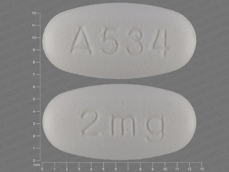 A534 2 mg: (10370-534) Guanfacine 2 mg Oral Tablet, Extended Release by Par Pharmaceutical Inc.