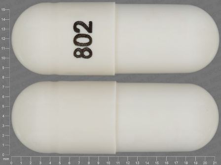 802: (10544-082) Cephalexin (As Cephalexin Monohydrate) 500 mg Oral Capsule by Blenheim Pharmacal, Inc.